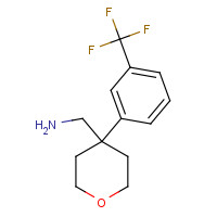 1152568-50-7 [4-[3-(trifluoromethyl)phenyl]oxan-4-yl]methanamine chemical structure