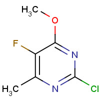 1192479-35-8 2-chloro-5-fluoro-4-methoxy-6-methylpyrimidine chemical structure