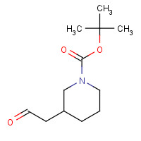 372159-76-7 tert-butyl 3-(2-oxoethyl)piperidine-1-carboxylate chemical structure