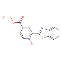 1432592-58-9 ethyl 2-(1,3-benzothiazol-2-yl)-1-oxidopyridin-1-ium-4-carboxylate chemical structure