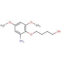 1373753-91-3 4-(2-amino-4,6-dimethoxyphenoxy)butan-1-ol chemical structure