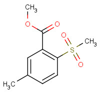 1368374-12-2 methyl 5-methyl-2-methylsulfonylbenzoate chemical structure