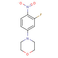 218301-62-3 4-(3-fluoro-4-nitrophenyl)morpholine chemical structure