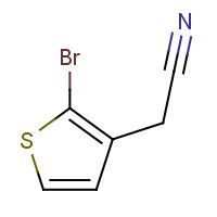 209796-22-5 2-(2-bromothiophen-3-yl)acetonitrile chemical structure