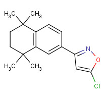 1314087-76-7 5-chloro-3-(5,5,8,8-tetramethyl-6,7-dihydronaphthalen-2-yl)-1,2-oxazole chemical structure