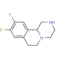 1188331-34-1 9,10-difluoro-2,3,4,6,7,11b-hexahydro-1H-pyrazino[2,1-a]isoquinoline chemical structure