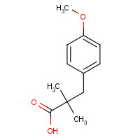 29206-06-2 3-(4-methoxyphenyl)-2,2-dimethylpropanoic acid chemical structure