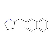 82589-44-4 2-(naphthalen-2-ylmethyl)pyrrolidine chemical structure