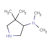 1152110-94-5 N,N,4,4-tetramethylpyrrolidin-3-amine chemical structure
