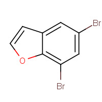23145-08-6 5,7-dibromo-1-benzofuran chemical structure