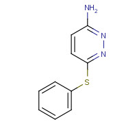 90844-35-2 6-phenylsulfanylpyridazin-3-amine chemical structure