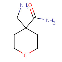 1030364-98-7 4-(aminomethyl)oxane-4-carboxamide chemical structure