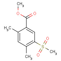 176641-71-7 methyl 2,4-dimethyl-5-methylsulfonylbenzoate chemical structure