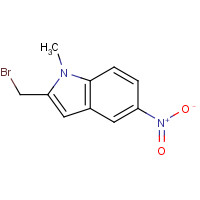832102-10-0 2-(bromomethyl)-1-methyl-5-nitroindole chemical structure