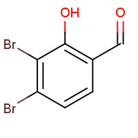 51042-20-7 3,4-dibromo-2-hydroxybenzaldehyde chemical structure