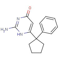 1401964-84-8 2-amino-6-(1-phenylcyclopentyl)-1H-pyrimidin-4-one chemical structure