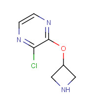 1350608-02-4 2-(azetidin-3-yloxy)-3-chloropyrazine chemical structure