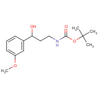 913642-91-8 tert-butyl N-[3-hydroxy-3-(3-methoxyphenyl)propyl]carbamate chemical structure