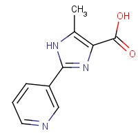 864461-16-5 5-methyl-2-pyridin-3-yl-1H-imidazole-4-carboxylic acid chemical structure
