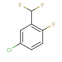 63878-72-8 4-chloro-2-(difluoromethyl)-1-fluorobenzene chemical structure