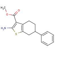 119004-72-7 methyl 2-amino-6-phenyl-4,5,6,7-tetrahydro-1-benzothiophene-3-carboxylate chemical structure