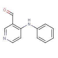 1338468-04-4 4-anilinopyridine-3-carbaldehyde chemical structure
