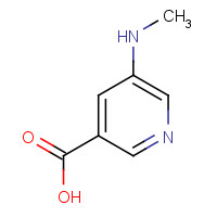 91702-88-4 5-(methylamino)pyridine-3-carboxylic acid chemical structure