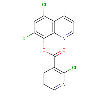 246147-23-9 (5,7-dichloroquinolin-8-yl) 2-chloropyridine-3-carboxylate chemical structure