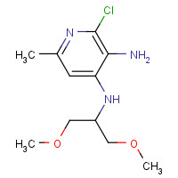 197803-36-4 2-chloro-4-N-(1,3-dimethoxypropan-2-yl)-6-methylpyridine-3,4-diamine chemical structure