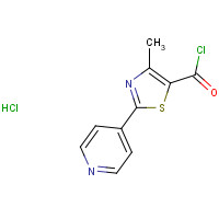 953408-88-3 4-methyl-2-pyridin-4-yl-1,3-thiazole-5-carbonyl chloride;hydrochloride chemical structure