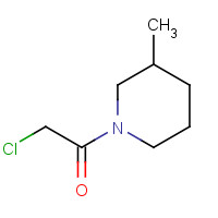 4593-19-5 2-chloro-1-(3-methylpiperidin-1-yl)ethanone chemical structure