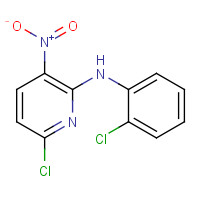 304474-57-5 6-chloro-N-(2-chlorophenyl)-3-nitropyridin-2-amine chemical structure