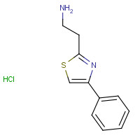 124534-88-9 2-(4-phenyl-1,3-thiazol-2-yl)ethanamine;hydrochloride chemical structure