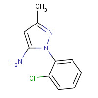 42141-50-4 2-(2-chlorophenyl)-5-methylpyrazol-3-amine chemical structure
