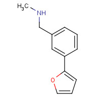 857284-27-6 1-[3-(furan-2-yl)phenyl]-N-methylmethanamine chemical structure