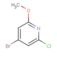 1196152-02-9 4-bromo-2-chloro-6-methoxypyridine chemical structure