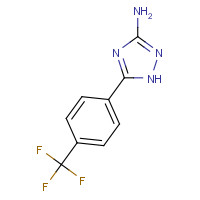 178556-79-1 5-[4-(trifluoromethyl)phenyl]-1H-1,2,4-triazol-3-amine chemical structure