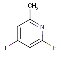 884494-45-5 2-fluoro-4-iodo-6-methylpyridine chemical structure