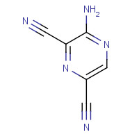 113305-95-6 3-aminopyrazine-2,6-dicarbonitrile chemical structure