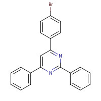 58536-46-2 4-(4-bromophenyl)-2,6-diphenylpyrimidine chemical structure