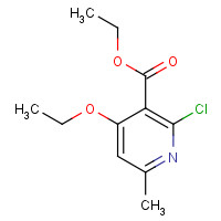 111953-15-2 ethyl 2-chloro-4-ethoxy-6-methylpyridine-3-carboxylate chemical structure