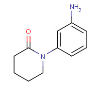 69131-56-2 1-(3-aminophenyl)piperidin-2-one chemical structure