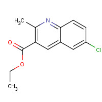 114858-39-8 ethyl 6-chloro-2-methylquinoline-3-carboxylate chemical structure