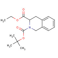 104668-13-5 2-O-tert-butyl 3-O-ethyl 3,4-dihydro-1H-isoquinoline-2,3-dicarboxylate chemical structure