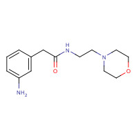 1018525-83-1 2-(3-aminophenyl)-N-(2-morpholin-4-ylethyl)acetamide chemical structure