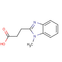 24786-75-2 3-(1-methylbenzimidazol-2-yl)propanoic acid chemical structure