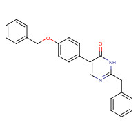 960299-02-9 2-benzyl-5-(4-phenylmethoxyphenyl)-1H-pyrimidin-6-one chemical structure