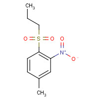 1240288-71-4 4-methyl-2-nitro-1-propylsulfonylbenzene chemical structure