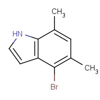 1167056-53-2 4-bromo-5,7-dimethyl-1H-indole chemical structure
