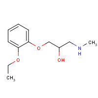 14754-63-3 1-(2-ethoxyphenoxy)-3-(methylamino)propan-2-ol chemical structure